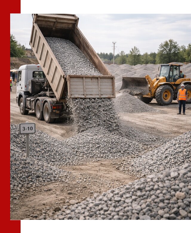 Гранитный щебень фракции 3–10: доставка и продажа в Пскове