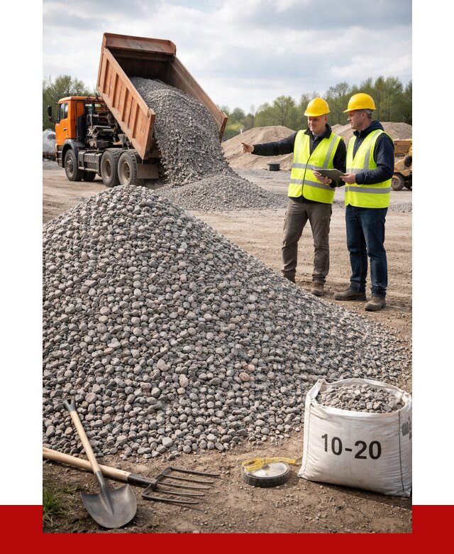 Гранитный щебень фракция 10-20 в Пскове от 4263 руб.|ПРОНЕРУДПск