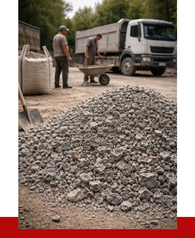 Гранитный щебень фракция 20-40 в Пскове от 3248 руб. ПРОНЕРУДПск