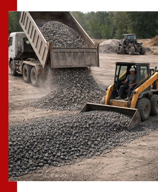 Гранитный щебень фракция 40-70 с доставкой в Пскове