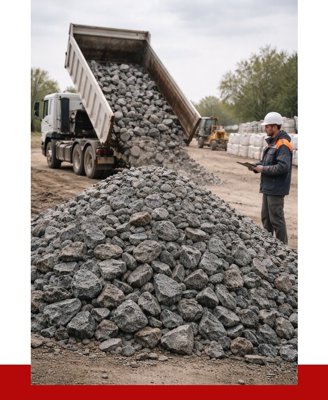 Гранитный щебень фракция 100-200 в Пскове от 4263 р. ПРОНЕРУДПск