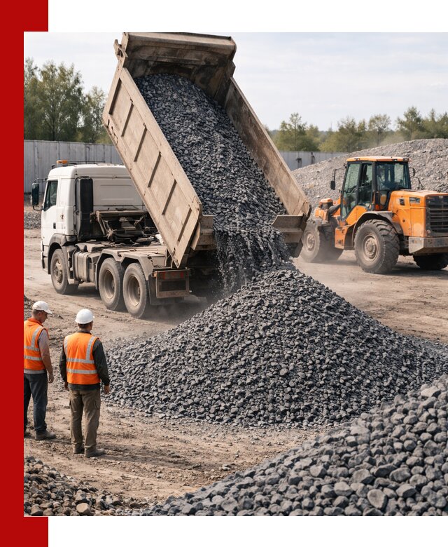 Доставка и продажа щебня габбро-диабаза в Пскове