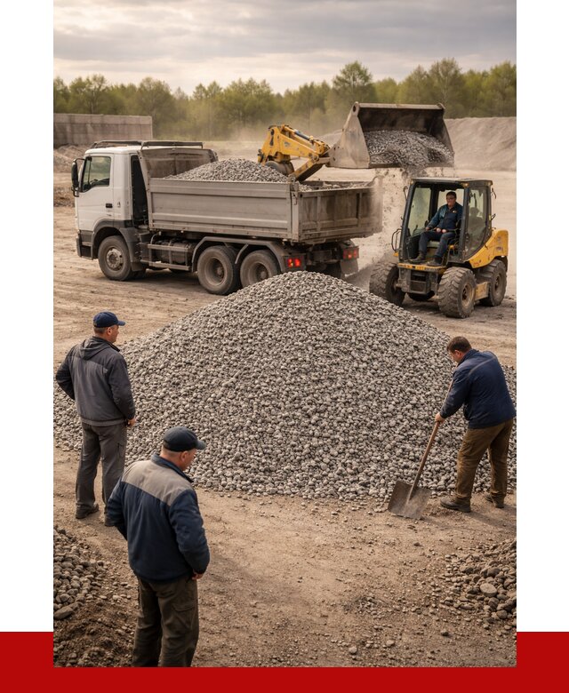 Гравийный щебень фракция 5-20 в Пскове от 2436 р. ПРОНЕРУДПск