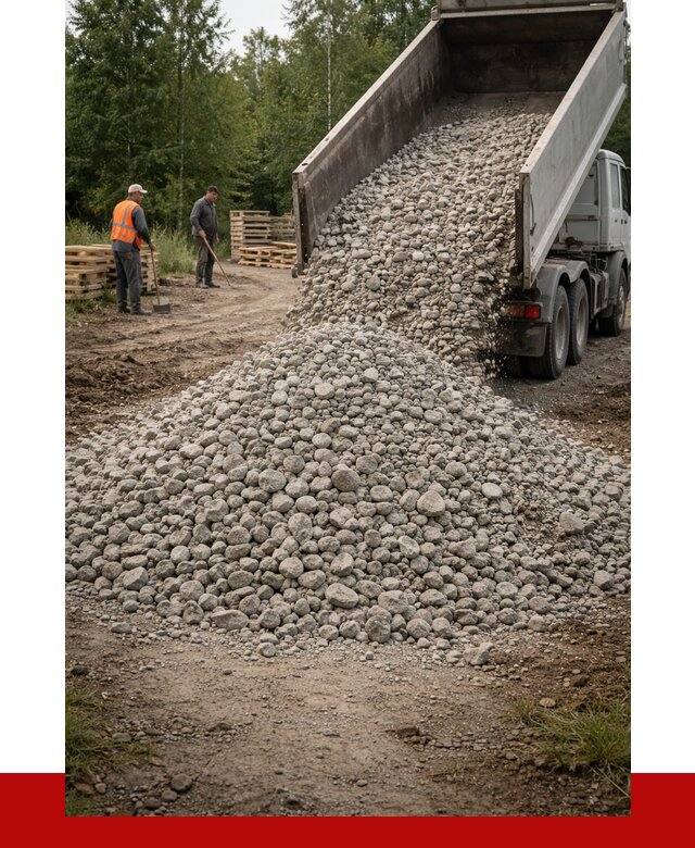 гравийный щебень фракция 70-120 в Пскове от 2487 р. ПРОНЕРУДПск