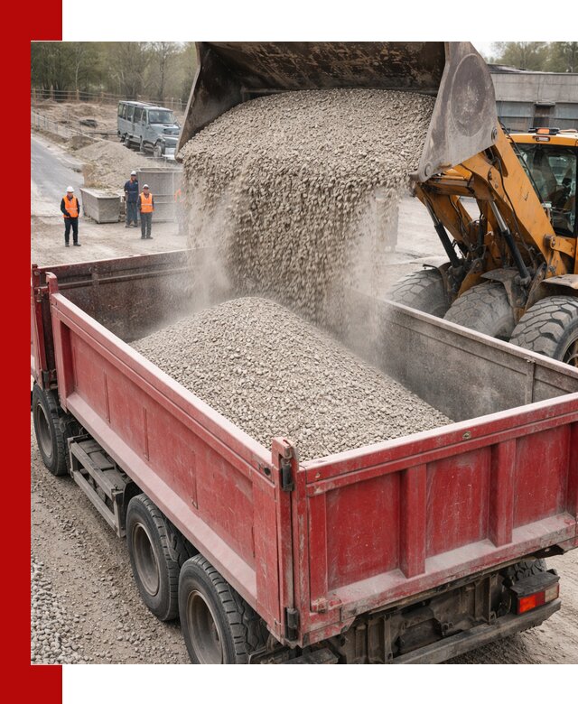 Купить известняковый щебень фракции 0-5 с доставкой в Пскове