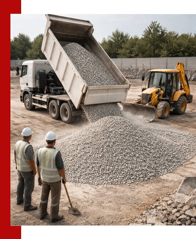 Купить известняковый щебень фракции 5–10 мм с доставкой в Пскове