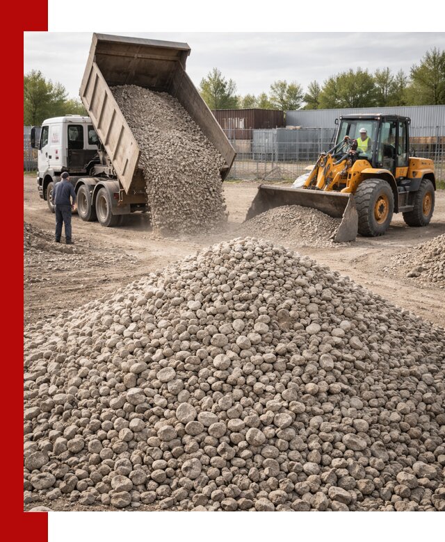 Доломитовый щебень фракции 20–41 с доставкой в Пскове