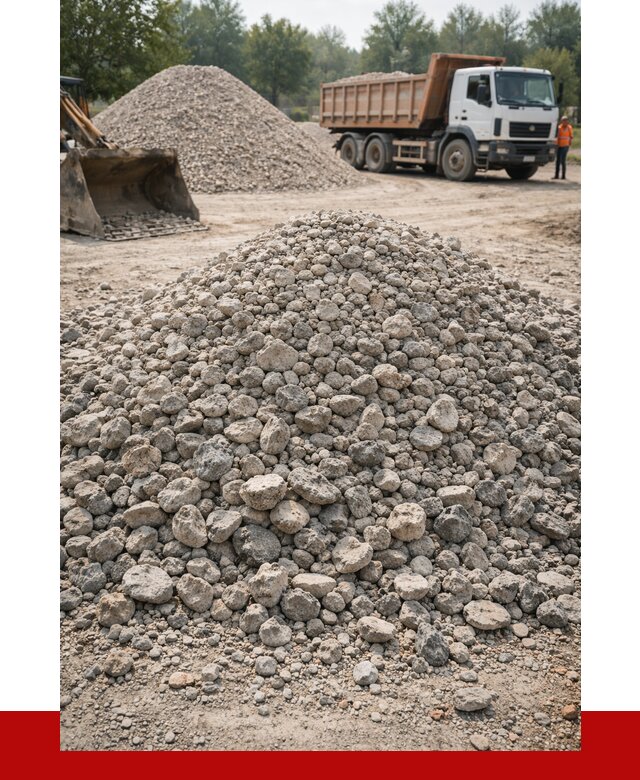 Вторичный щебень фракция 20-40 в Пскове от 2233 р ПРОНЕРУДПск