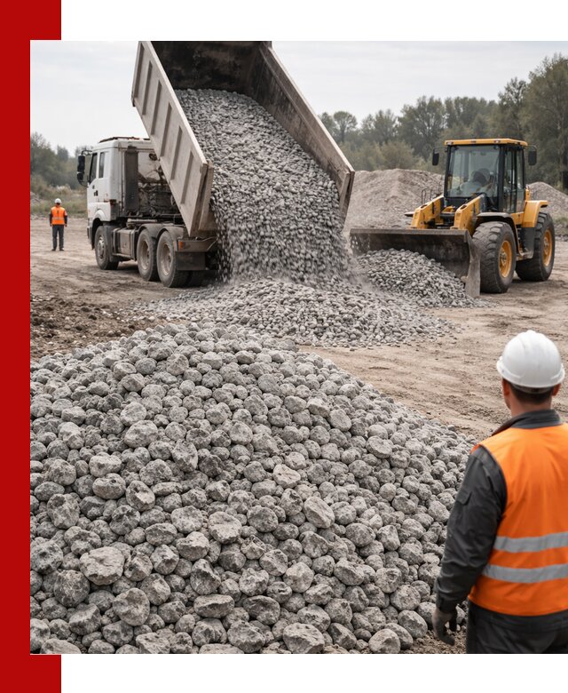 Доставка бетонного щебня фракции 20-40 в Пскове