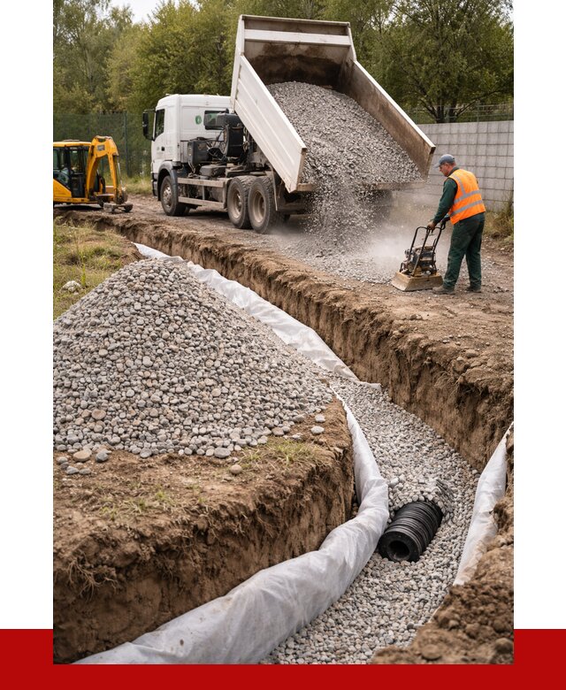 Щебень для дренажа в Пскове от 1878 р., ПРОНЕРУДПск доставка