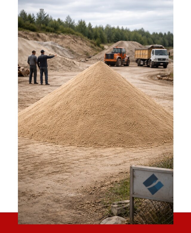 Карьерный песок навалом в Пскове от 1827 р. | ПРОНЕРУДПск