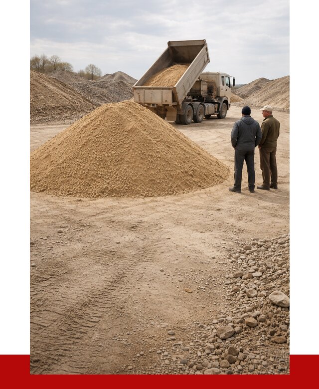 Карьерный песок крупнозернистый в Пскове от 8628 р | ПРОНЕРУДПск