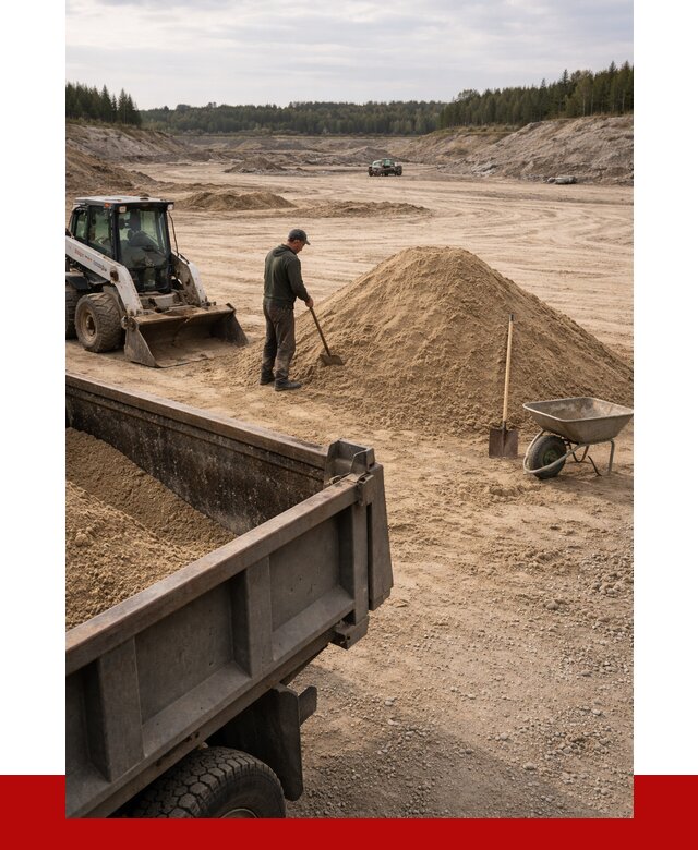 Карьерный песок среднезернистый в Пскове, от 2233 р. ПРОНЕРУДПск