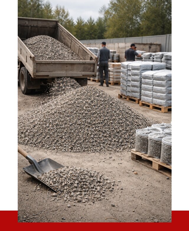 Гравий фракция 5-20 в Пскове купить от 2335 р. ПРОНЕРУДПск