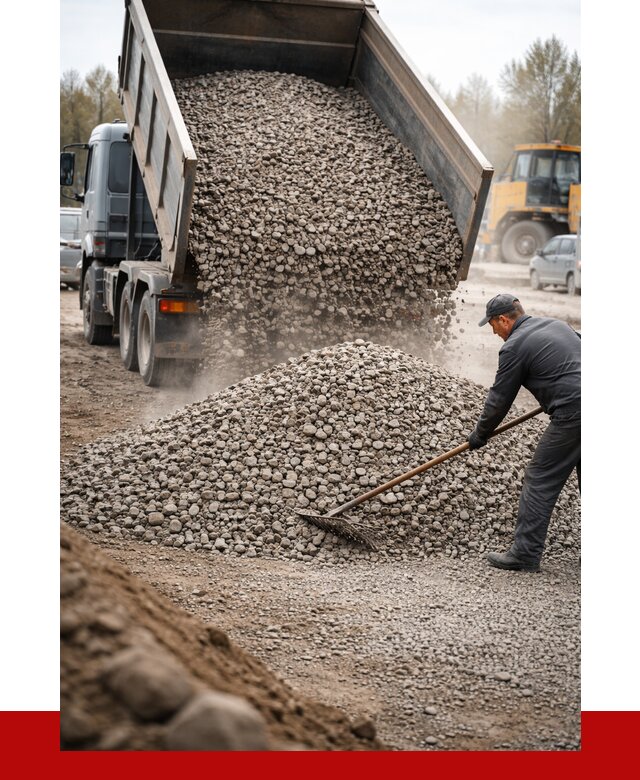 Гравий фракция 20-40 в Пскове от 2538 р. доставка | ПРОНЕРУДПск