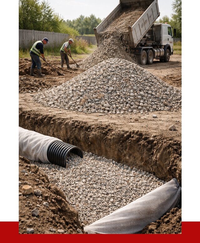 Гравий для дренажа в Пскове от 2233 р., доставка ПРОНЕРУДПск