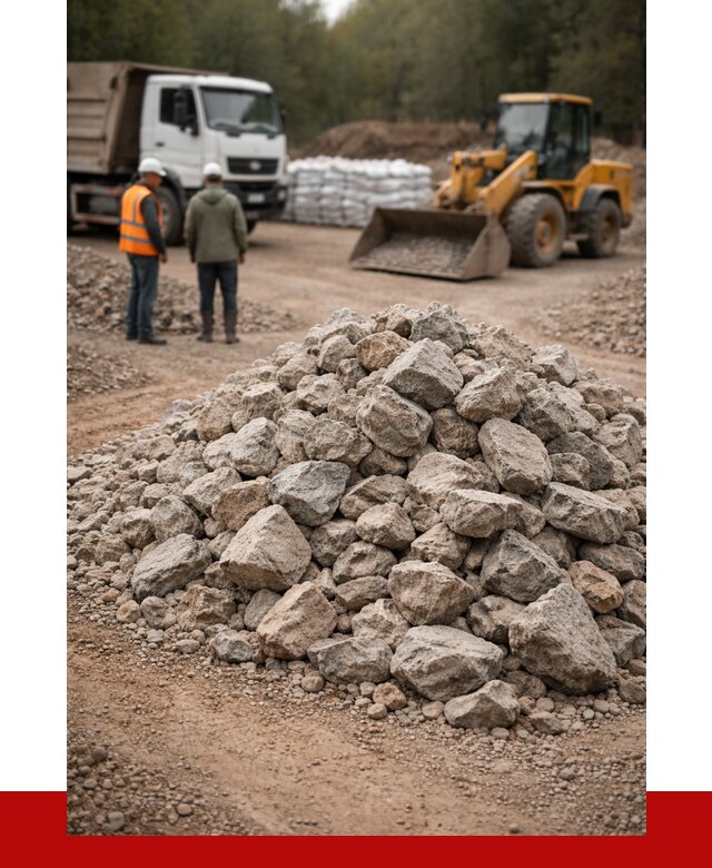 Купить бутовый камень с доставкой в Пскове от 2335 р. | ПРОНЕРУДПск