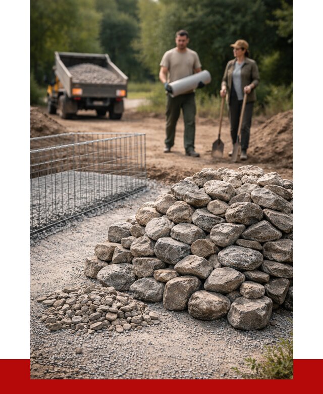 Камень для габионов фракция 100-200 в Пскове от 4872 р. | ПРОНЕРУДПск