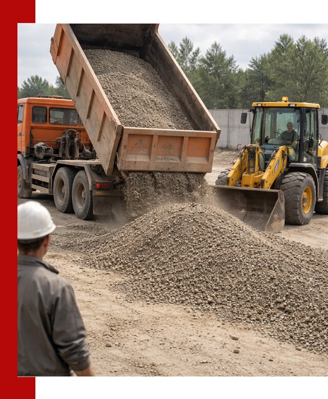 Доставка щпс С8 самосвалами в Пскове от производителя