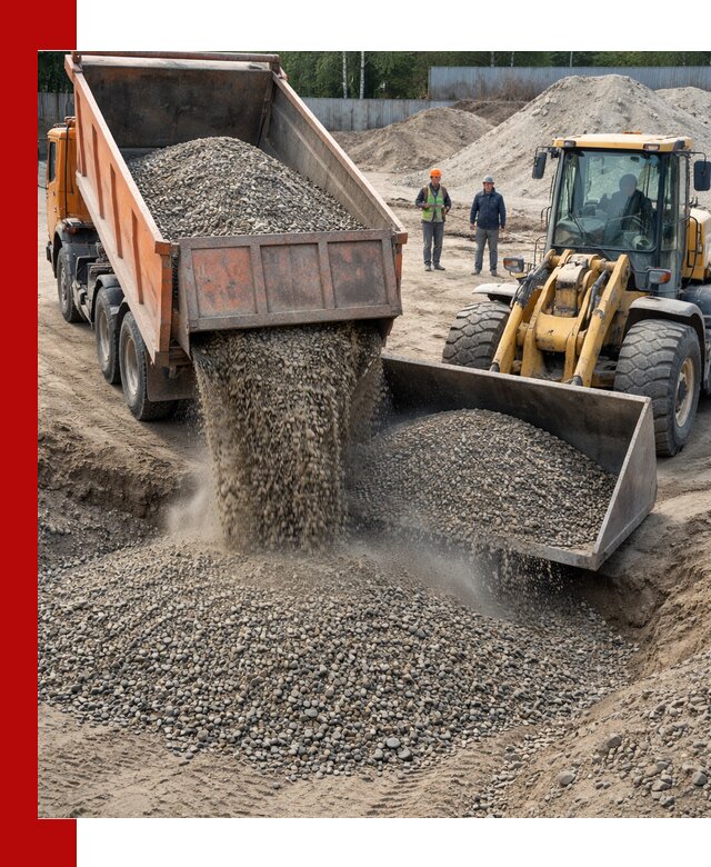 Доставка щпс С9 самосвалами по выгодным тарифам в Пскове