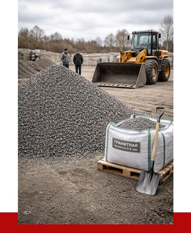 Купить гранитную крошку в Пскове от 4872 р. с доставкой | ПРОНЕРУДПск