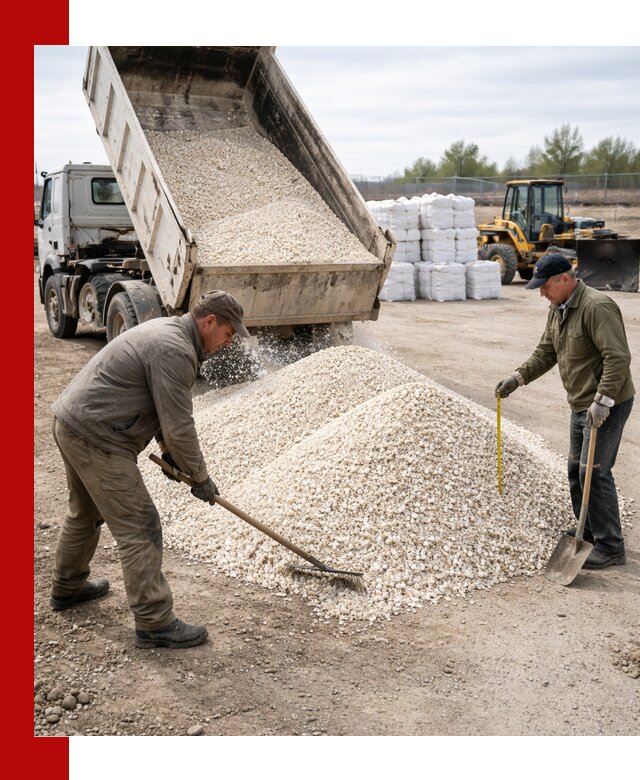 Мраморная крошка с доставкой и разгрузкой в Пскове