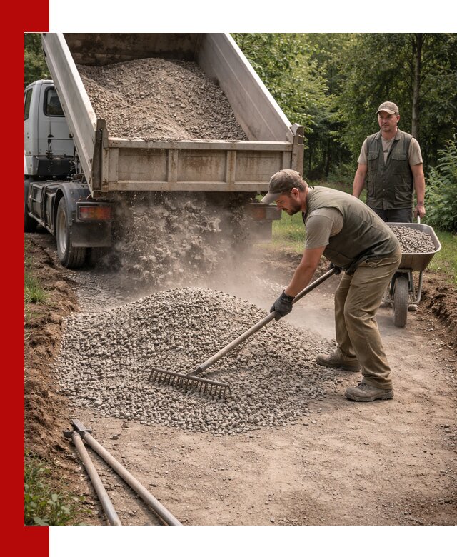 Каменная крошка для дорожек с доставкой в Пскове