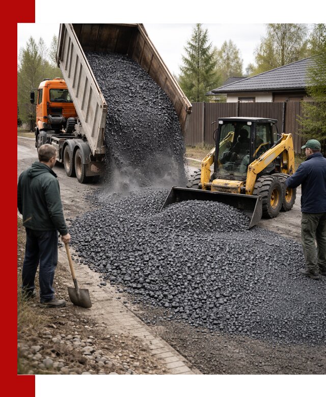 Крошка габбро с доставкой в Пскове для строительных работ