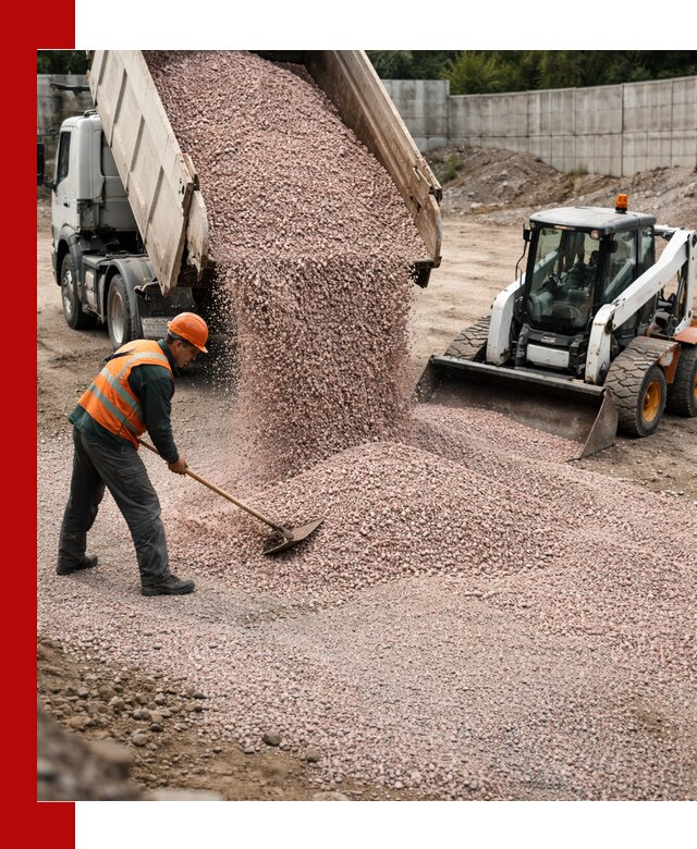 Крошка розовый гранит с доставкой в Пскове от производителя