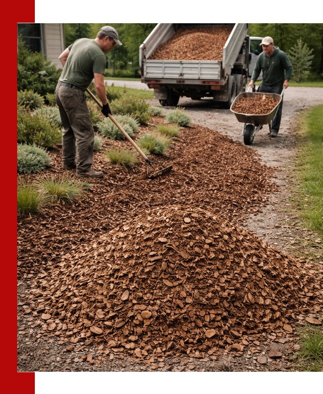 Крошка для мульчирования с доставкой в Пскове
