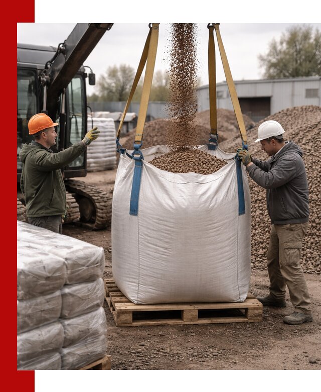 Керамзит в биг-бегах с доставкой в Пскове