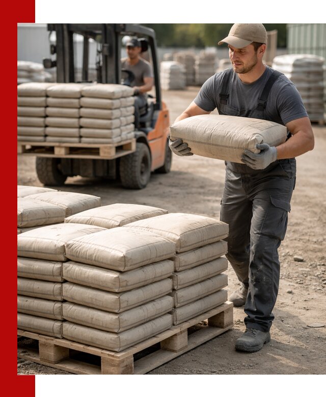 Доставка цемента в мешках оптом и в розницу в Пскове