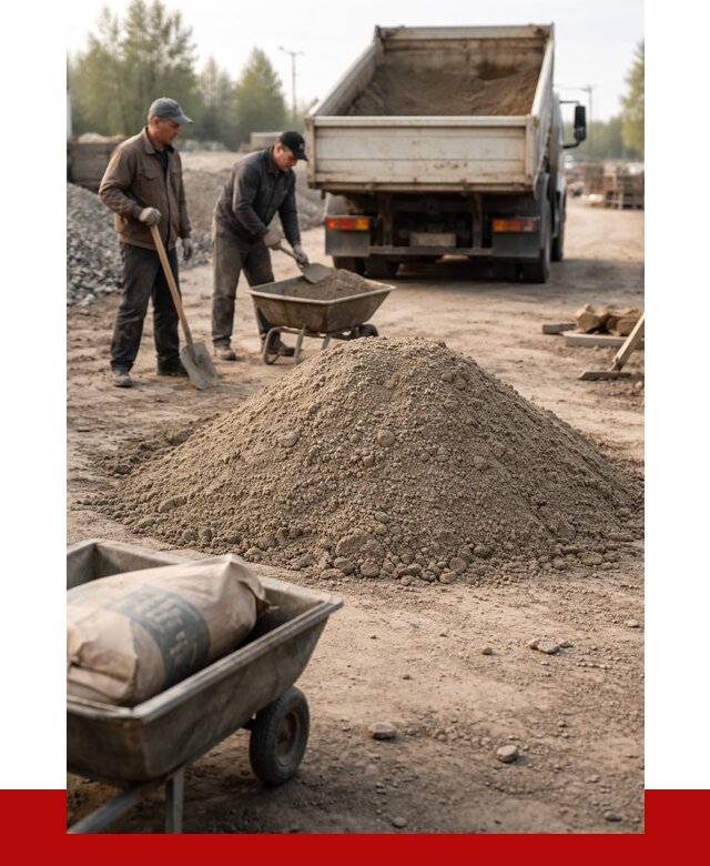 Цементно-песчаная смесь М150 в Пскове от 4771 р. | ПРОНЕРУДПск