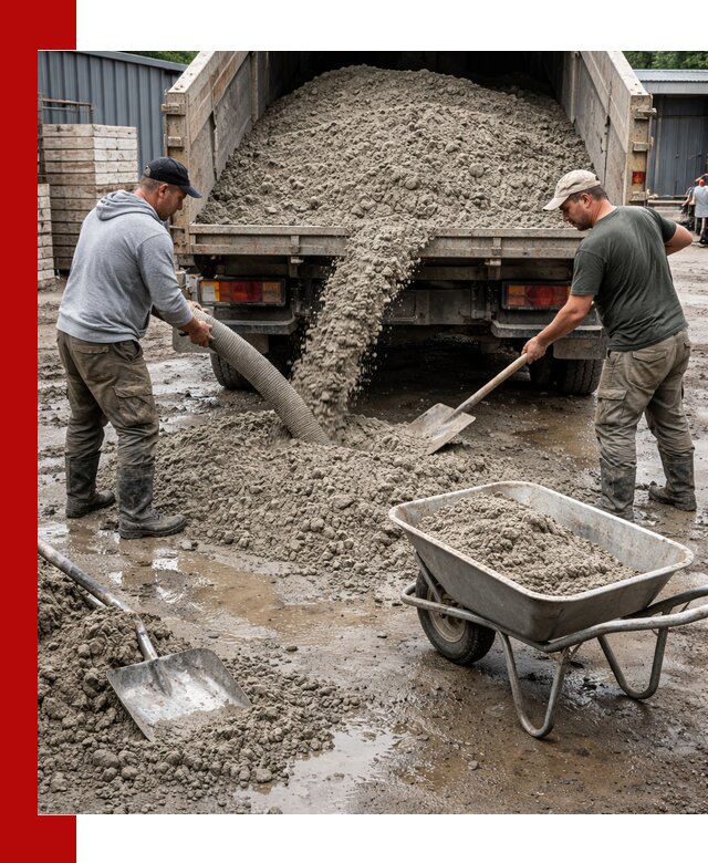 Цементно-песчаная смесь М150 доставка в Пскове