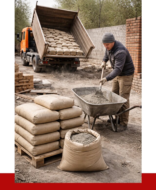 Купить сухую смесь для кладки в Пскове от 1218 р. | ПРОНЕРУДПск