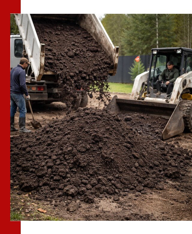 Плодородный грунт с доставкой в Пскове для садов и огородов