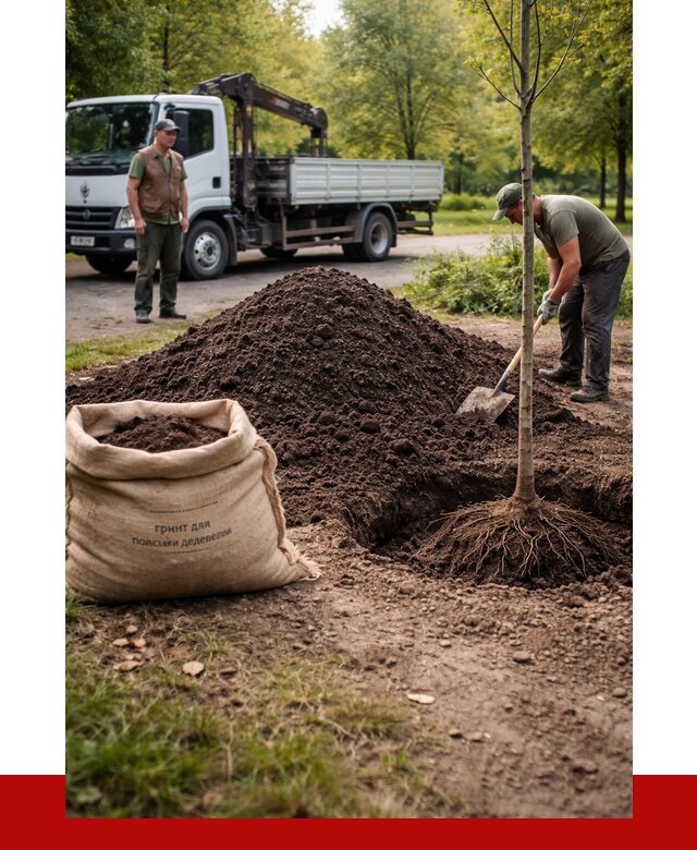 Грунт для посадки деревьев в Пскове от 1218 р. | ПРОНЕРУДПск