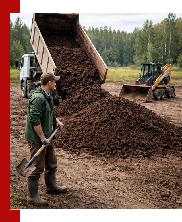 Купить верховой торф с доставкой в Пскове для садоводства и растений