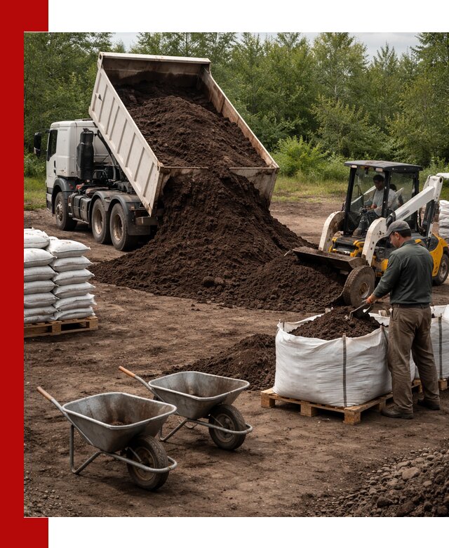 Доставка и продажа торфогрунта в Пскове оптом и в розницу