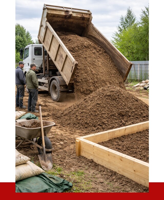 Торфо песчаная смесь в Пскове с доставкой от 1878 р. | ПРОНЕРУДПск