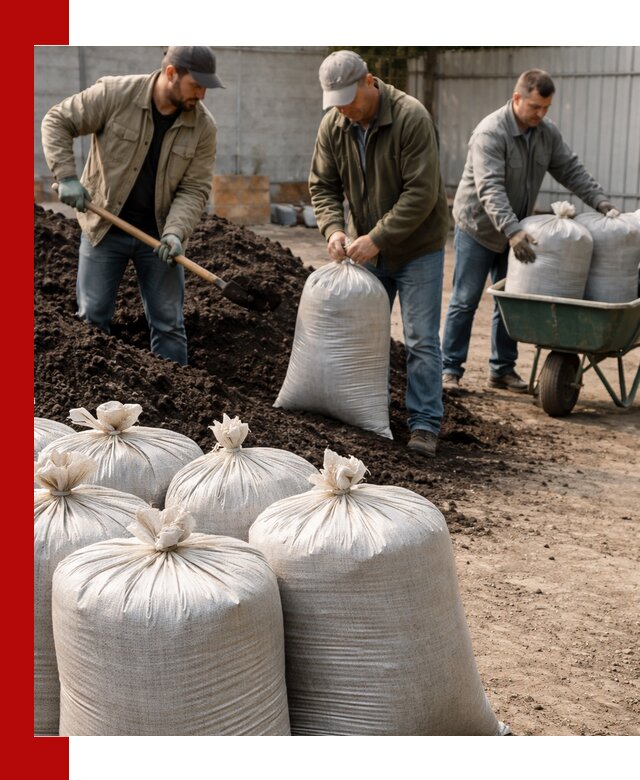 Купить чернозем в мешках с доставкой в Пскове