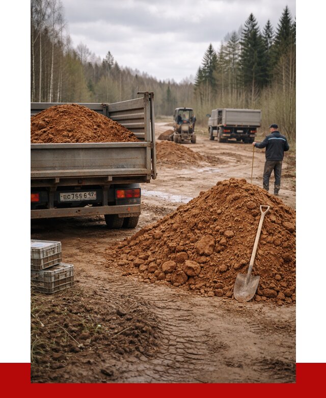 Глина и суглинки в Пскове от 4568 р. за куб | ПРОНЕРУДПск