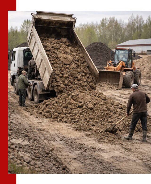 Доставка глин и суглинков в Пскове оптом и вкрай