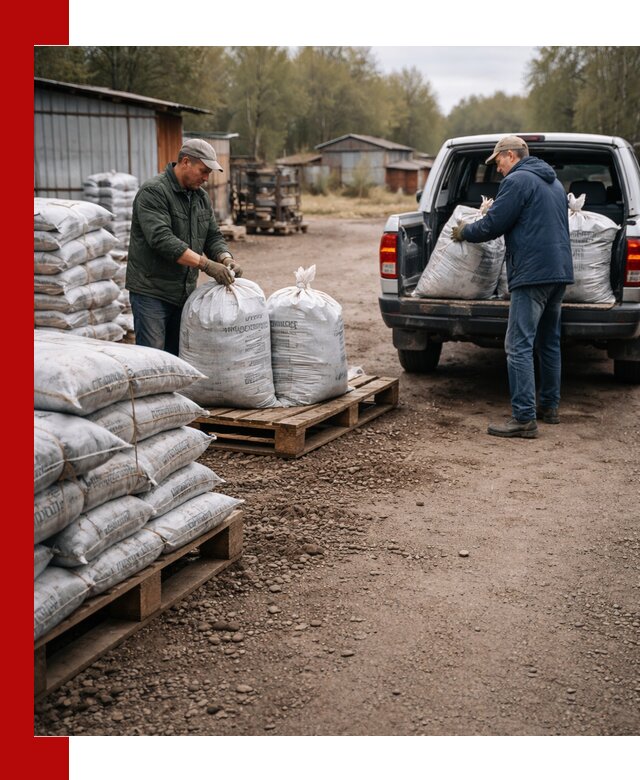 Купить конский навоз в мешках с доставкой в Пскове