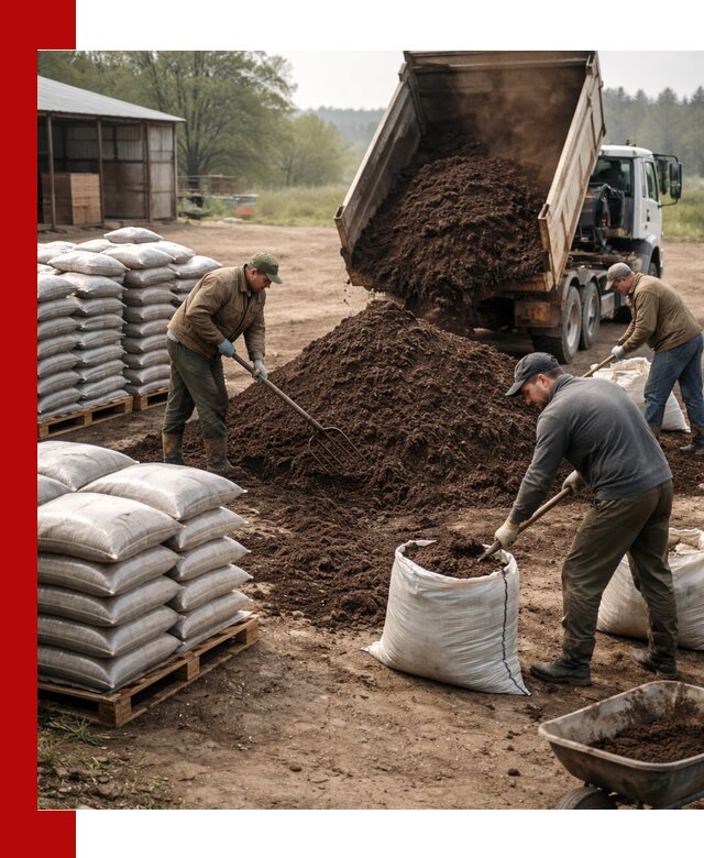 Доставка компоста оптом и в розницу в Пскове