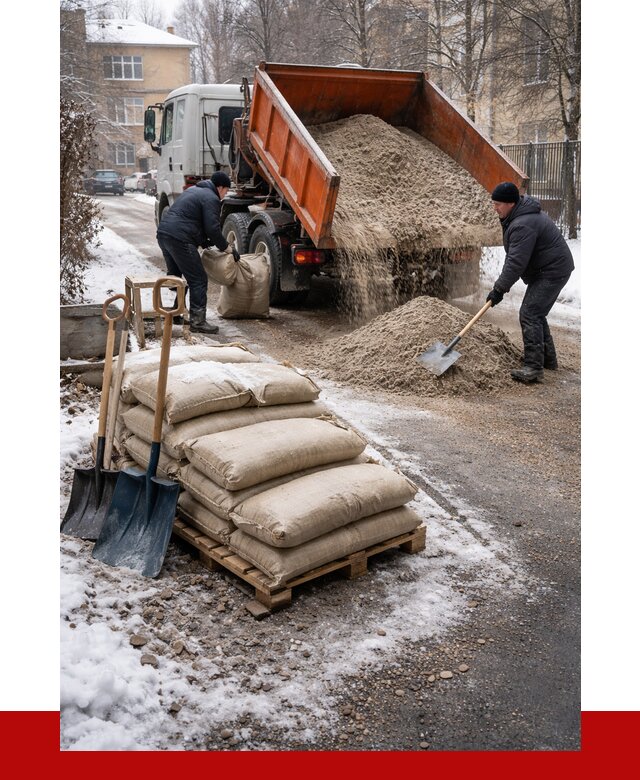 Противогололедные материалы оптом в Пскове от 4263 р. | ПРОНЕРУДПск