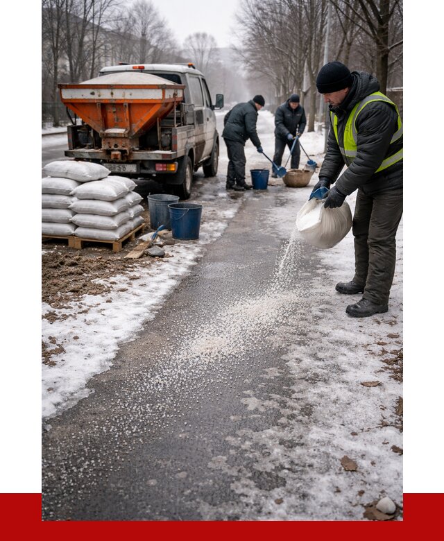 Реагент против гололеда в Пскове с доставкой от 4568 р. | ПРОНЕРУДПск