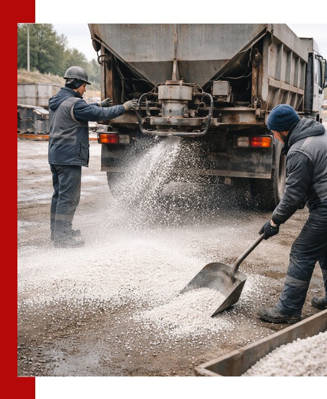 Доставка и продажа хлористого кальция в Пскове