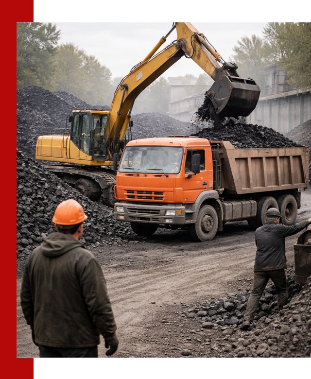 Доставка угля автотранспортом в Пскове быстро и выгодно