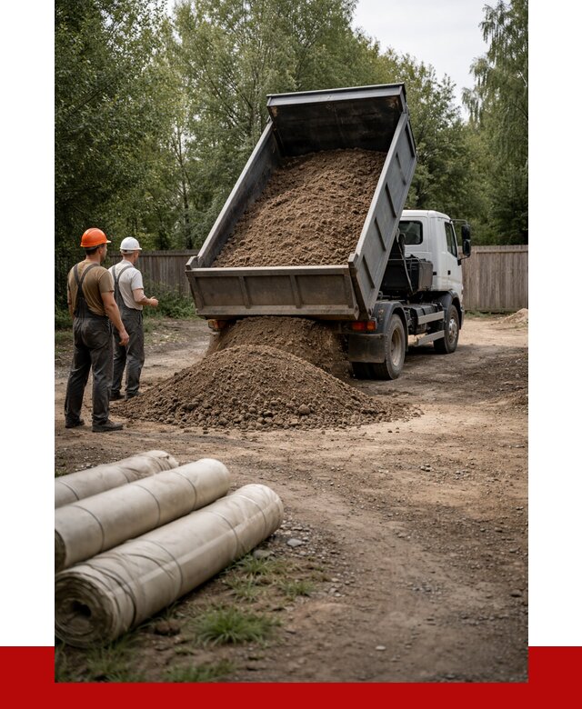 Доставка сыпучих материалов самосвалом в [cvi] от 4263 р. | ПРОНЕРУДПск